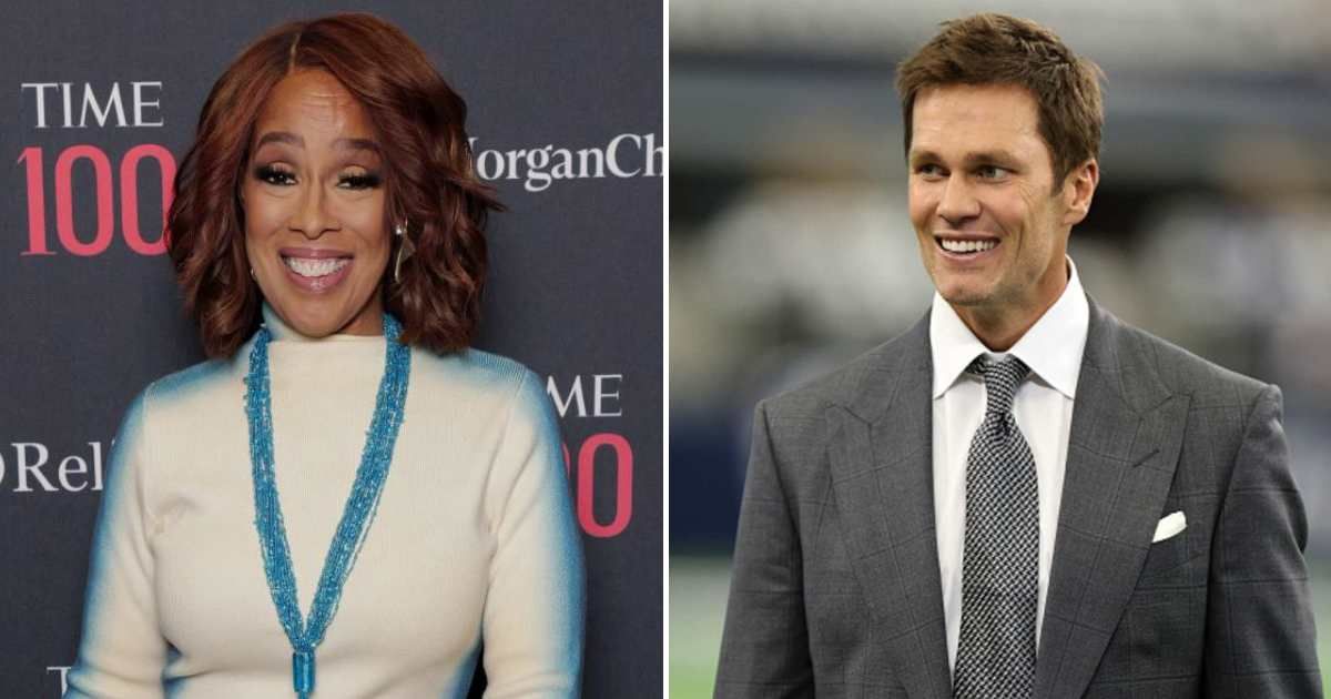 Gayle King joked about romancing Tom Brady (Getty Images)