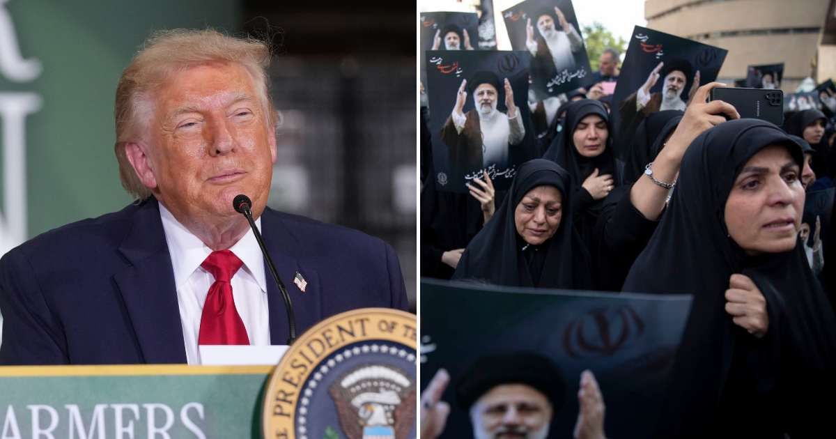 Social media rumor claims that Donald Trump said he is a defender of Iranian women's rights (AP Photo, Getty Images)