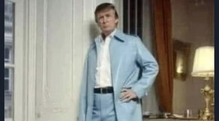 Fact Check: Is viral image of Trump modeling ‘Epstein Island Summer Collection’ real?