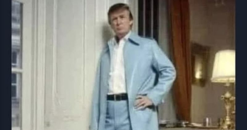 Fact Check: Is viral image of Trump modeling ‘Epstein Island Summer Collection’ real?