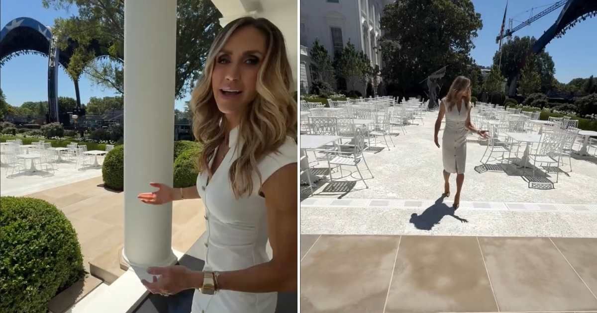 Lara Trump shared new details about Donald Trump's White House renovations during a video tour of the West Wing (@laraleatrump/Instagram)