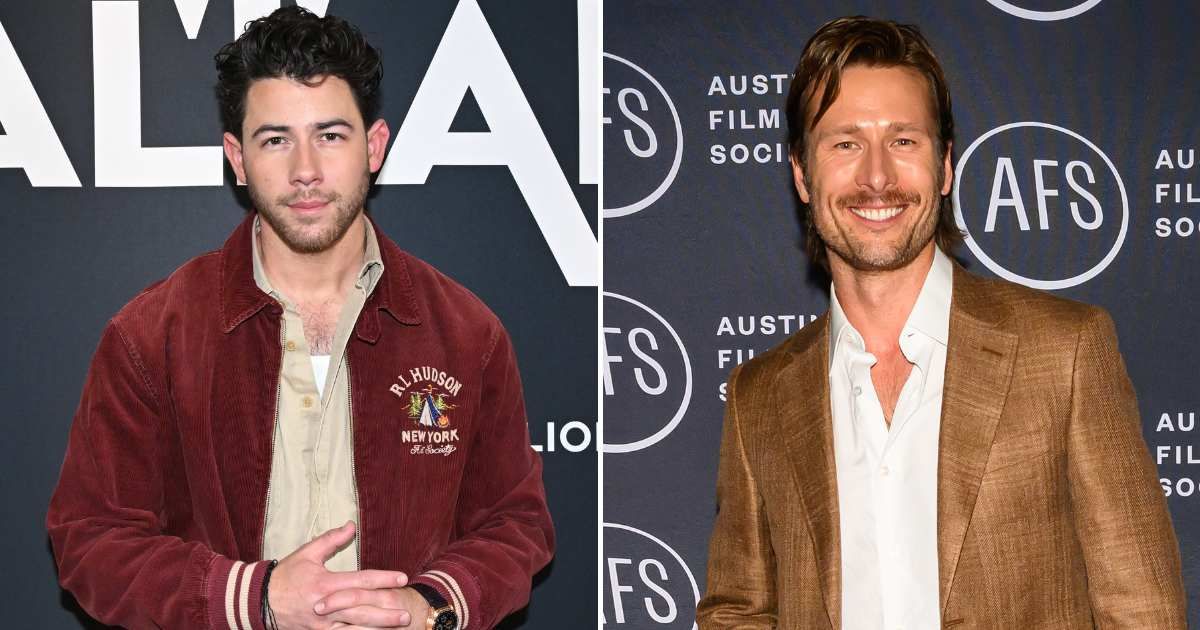 Nick Jonas recalled traveling home from Las Vegas with Glen Powell and a group of friends when their plane encountered a serious power-related issue shortly after takeoff (Vivien Killilea, Chris Saucedo/Getty Images)
