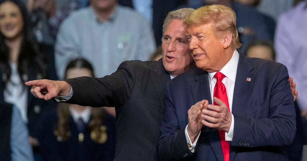 Former House Speaker Kevin McCarthy questioned the integrity of the voting process, amplifying unverified election-fraud claims promoted by President Donald Trump (Getty Images)