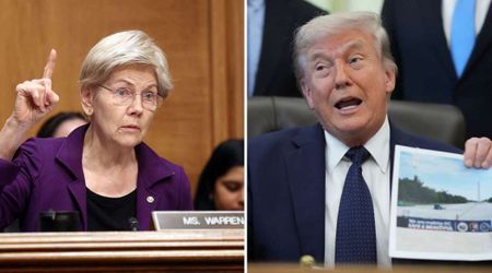 Elizabeth Warren mocks Trump for 'showing off his pool' as Americans face rising costs