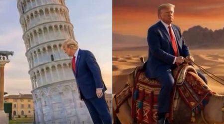 'Everywhere I go they love Donald Trump': POTUS shares AI-generated music video praising himself