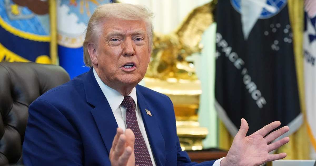 President Donald Trump delivers remarks from the Oval Office at the White House in Washington, DC, on Wednesday, June 3, 2026 (AP Photo/Alex Brandon)