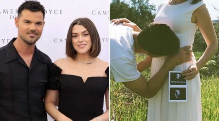 Taylor Lautner and his wife reveal baby's gender in viral video: 'Our little secret is yours now'