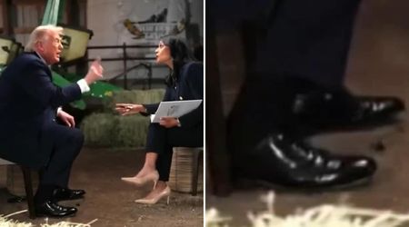 Fact Check: Did Trump throw and step on a microphone before walking out of his NBC interview?