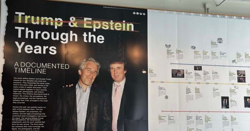 Fact Check: Did the Trump-Epstein reading room arrive in Washington, DC, for POTUS' birthday?