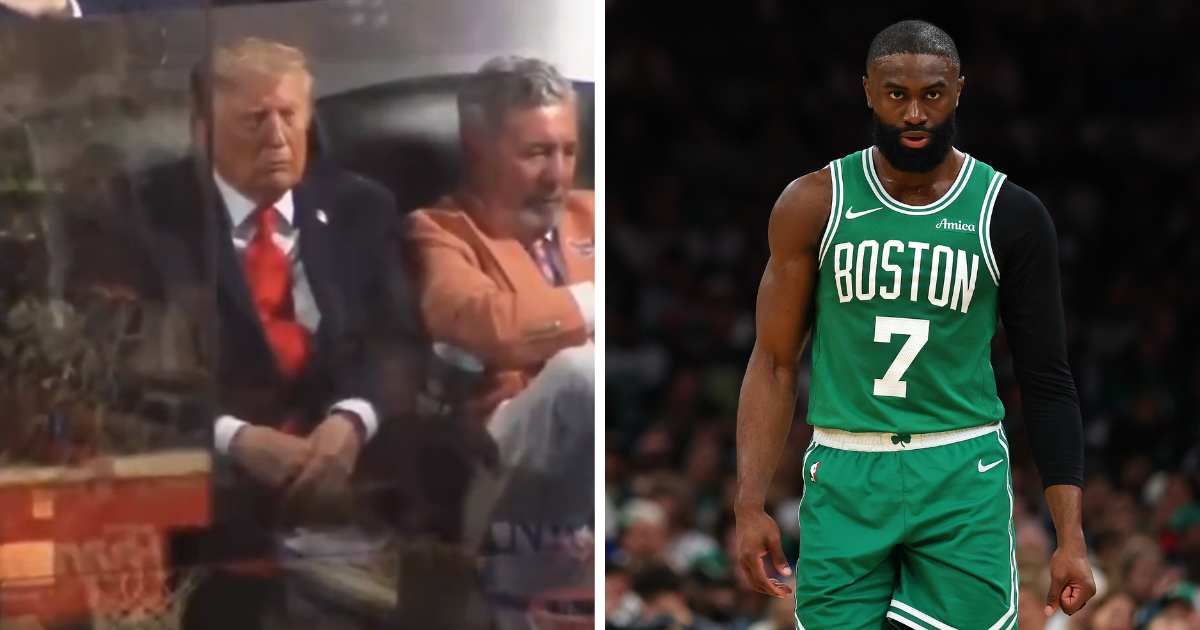 Donald Trump was booed at Madison Square Garden as protesters lined his route and tight security measures caused hours-long delays for fans (Acyn/X and Getty Images)
