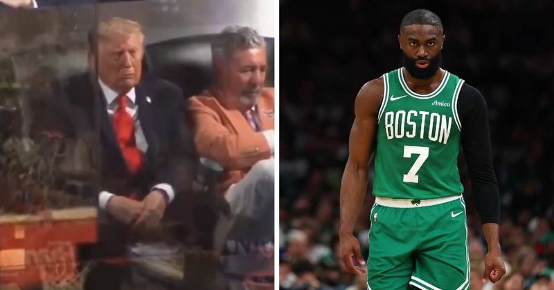 Celtics star Jaylen Brown mocks Trump for falling asleep during NBA Finals: ‘Not surprised at that’