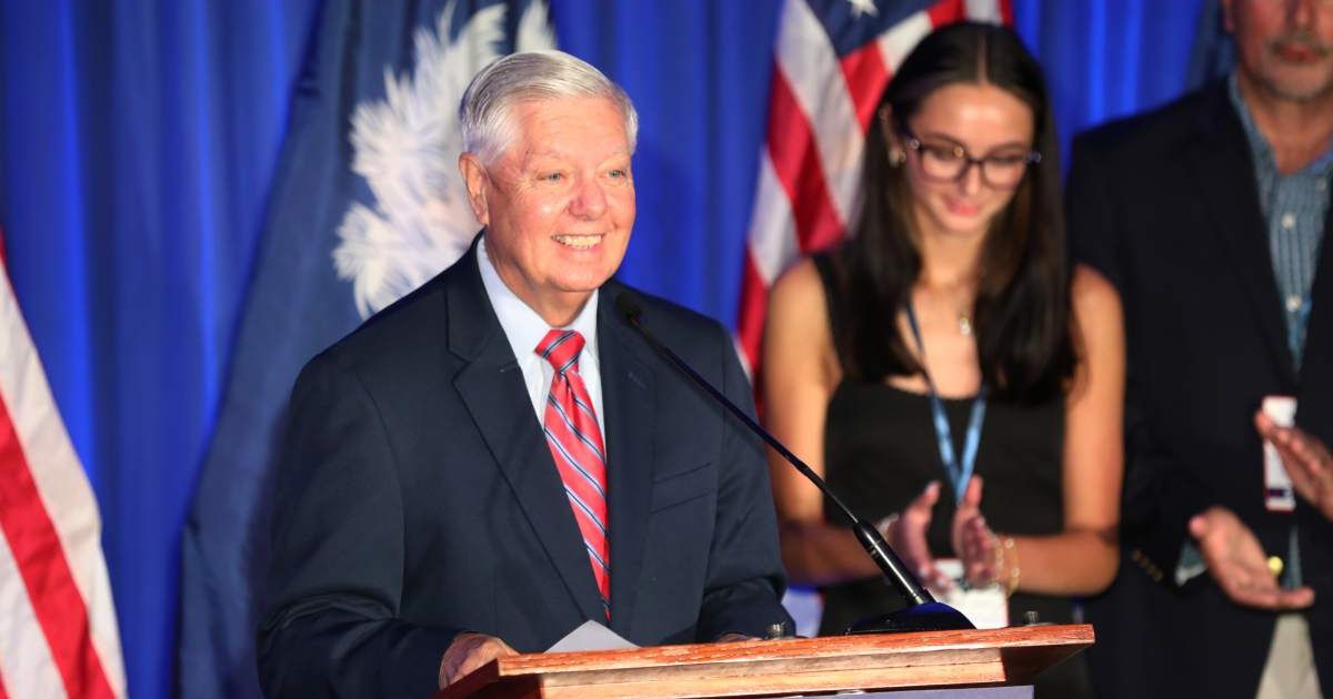 Lindsey Graham credited President Donald Trump’s endorsement as a decisive factor in his campaign and suggested it reshaped the entire race in his favor (AP Photo/Jeffrey Collins)