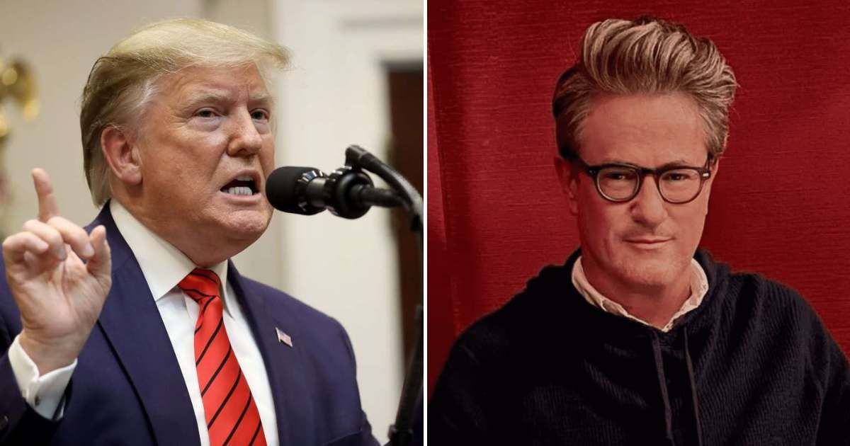President Donald Trump blasted Joe Scarborough’s ratings and mocked the MSNBC host in a fiery Truth Social post (Getty Images, @mikabrzezinski/Instagram)