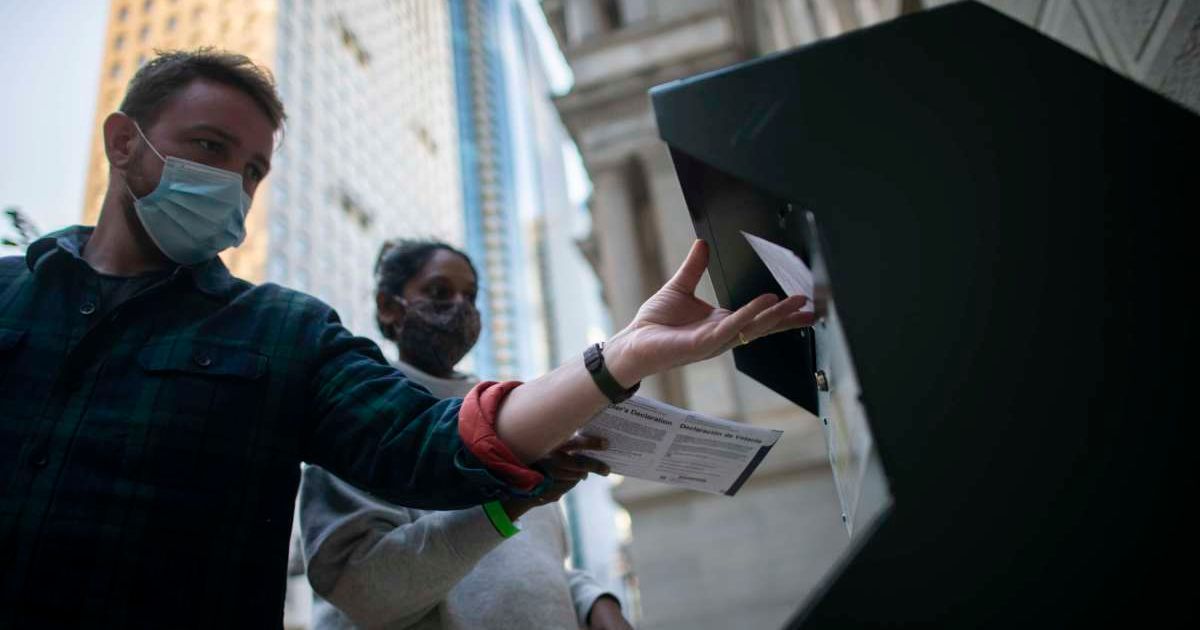 Under a proposed USPS framework tied to President Trump's election order, states using mail voting may be required to share voter-roll data with federal authorities (Getty Images)