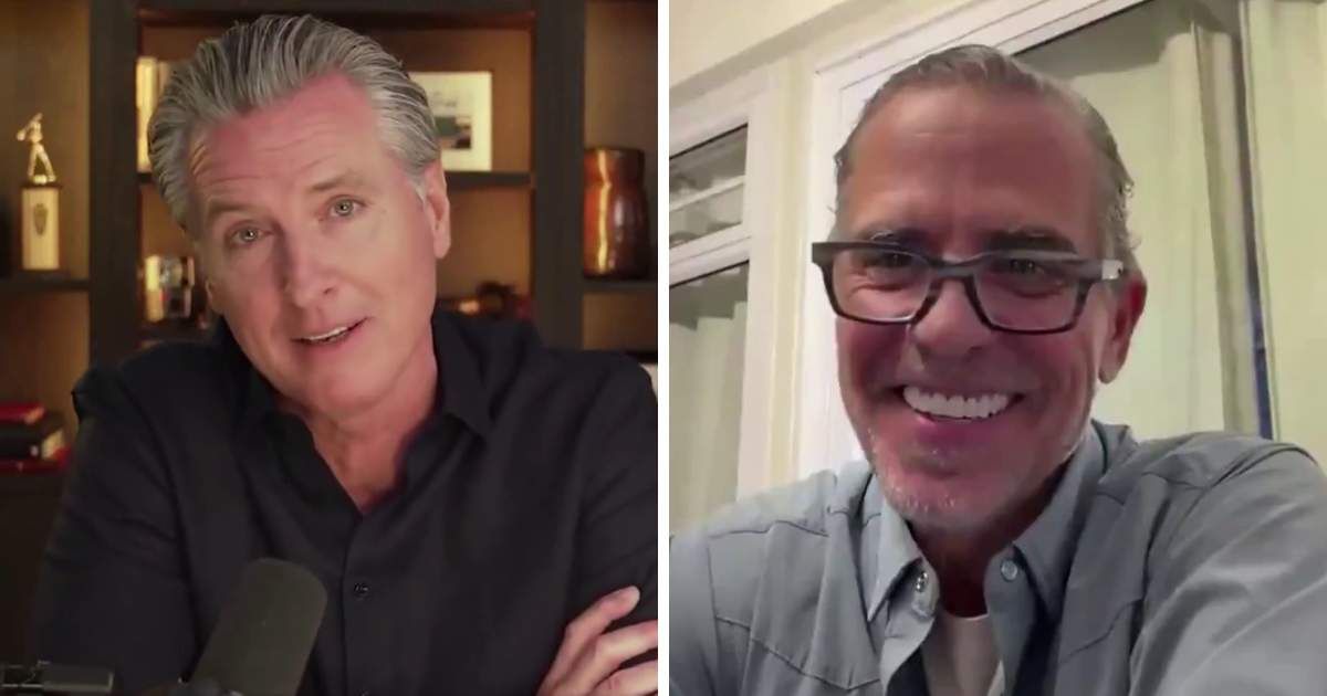 Hunter Biden joked that he would join a future White House ticket only as Gavin Newsom's running mate (@RT_com/X)