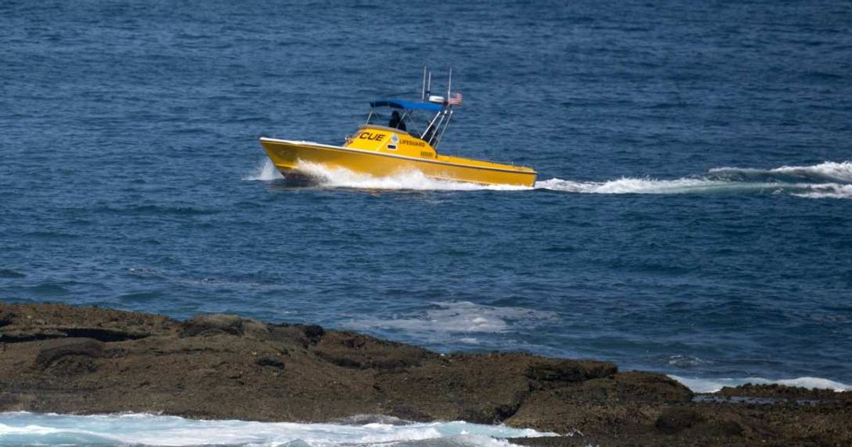 Officials recovered the 5-year-old girl lost to rough surf at Laguna Beach (Mindy Schauer/The Orange County Register via AP)