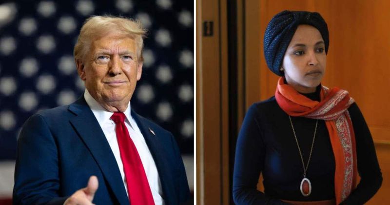 Trump says Ilhan Omar 'should be thrown out of the country' as long-running feud escalates