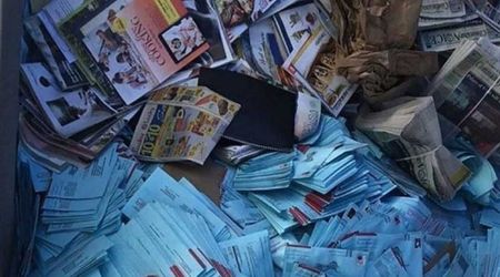 Fact Check: Does the viral image show California primary election envelopes discarded in a dumpster?