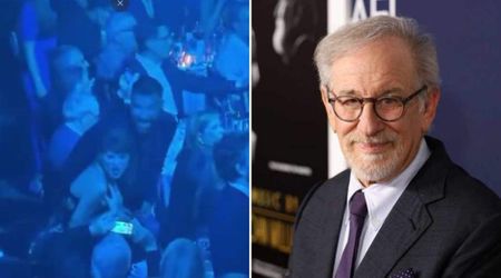 Steven Spielberg turns cameraman for Taylor Swift-Travis Kelce's Songwriters Hall of Fame moments