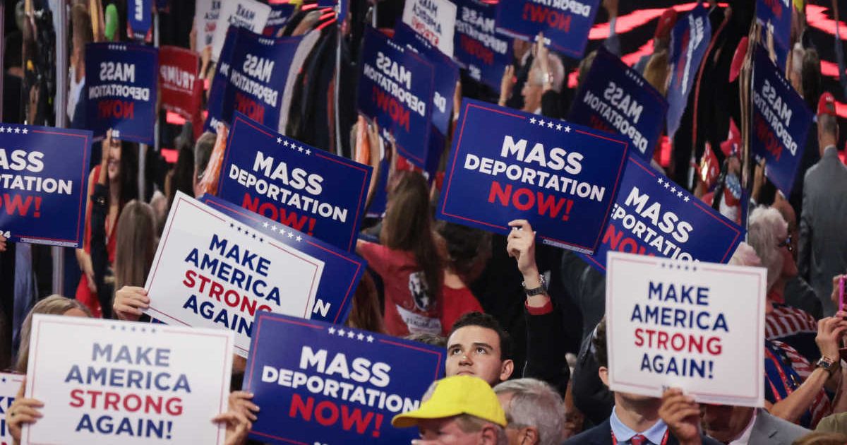 New polling suggested that support for immigration enforcement against criminal offenders had expanded beyond traditional partisan lines (Scott Olson/Getty Images)