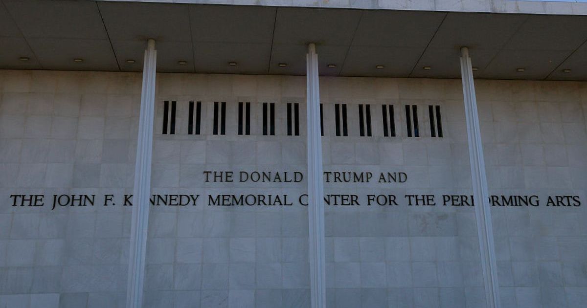A Kennedy Center official told a federal judge that all references to President Donald Trump had been removed from the venue and its online platforms (Heather Diehl/Getty Images)