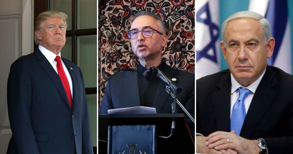 An Iranian diplomat's unusually warm message toward Washington underscored the delicate political and diplomatic calculations driving efforts to bring the 100-day conflict to an end (AP Photos; x/@EnsedeCiencia; Getty Images)