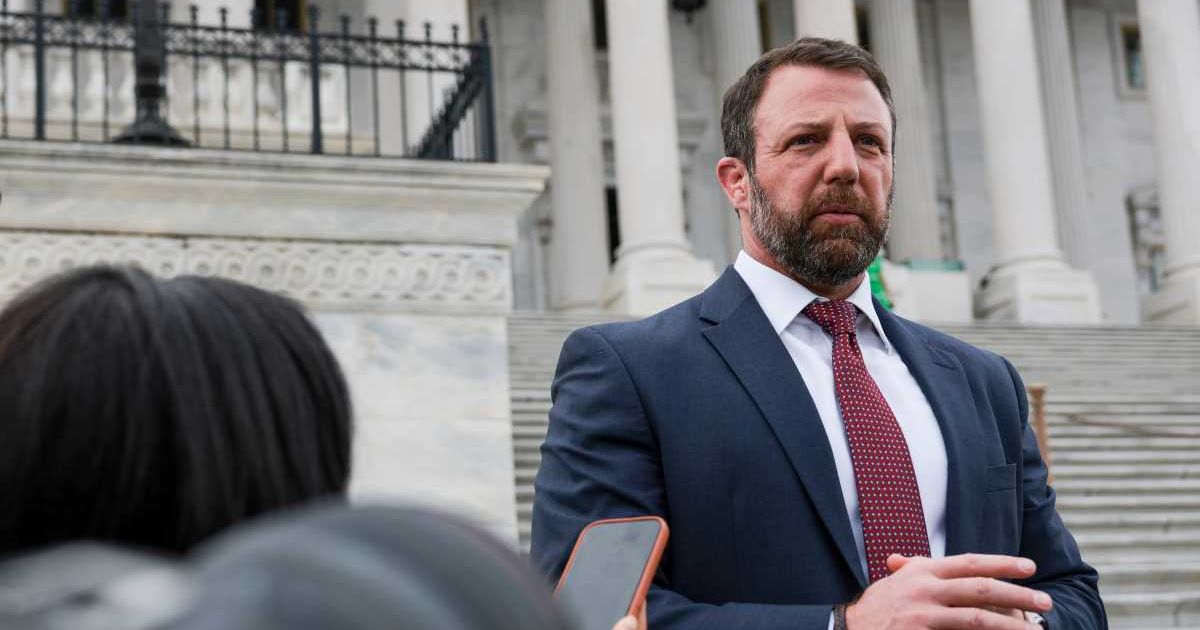Homeland Security Secretary Markwayne Mullin declined to rule out ICE at polling places, saying agents could respond if a perceived threat arose during elections (Getty Images)