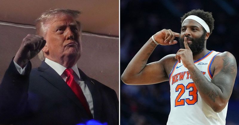 Trump calls Mitchell Robinson a 'great patriot' in Knicks tribute after pro-Trump TikTok comment