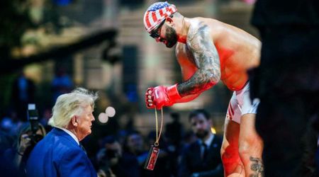 UFC fighter Josh Hokit shouts 'Michelle Obama is a man' in post-match interview