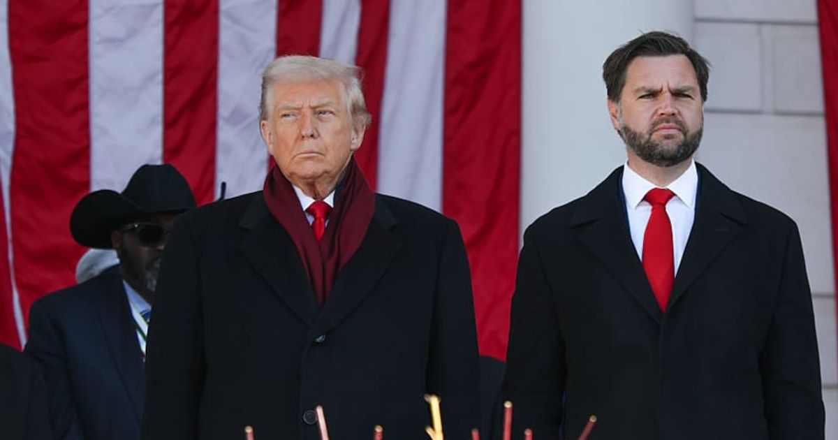 A viral post claims that Donald Trump is furious with JD Vance for leaking information about top-secret Epstein files meetings to The New York Times (Getty Images)