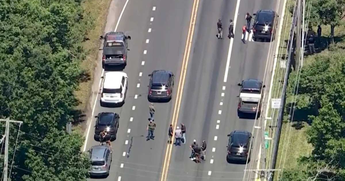 Federal investigators and tactical teams converged on Stafford Township as authorities launched a large-scale manhunt for a fleeing suspect (NBC10 Philadelphia)