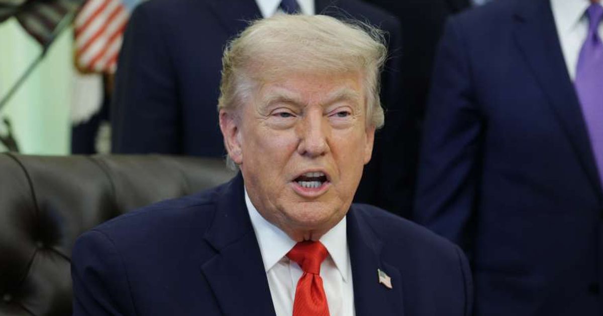 President Donald Trump speaks during a proclamation signing ceremony in the Oval Office of the White House on June 11, 2026 in Washington, DC (Getty Images)