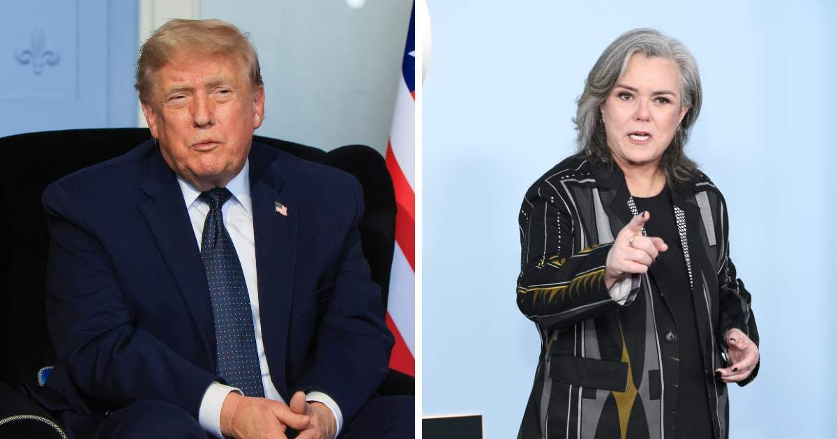 Rosie O'Donnell aimed her attacks at UFC Freedom 250, the unprecedented MMA showcase held on White House grounds as part of the US' 250th birthday celebrations and Donald Trump's milestone 80th birthday (Getty Images)