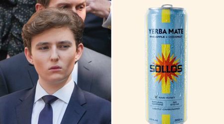 Barron Trump's first business venture debuts with $39 drink at nearly double the price of Red Bull