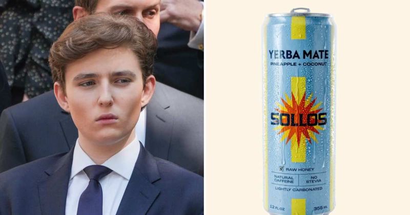 Barron Trump's first business venture debuts with $39 drink at nearly double the price of Red Bull