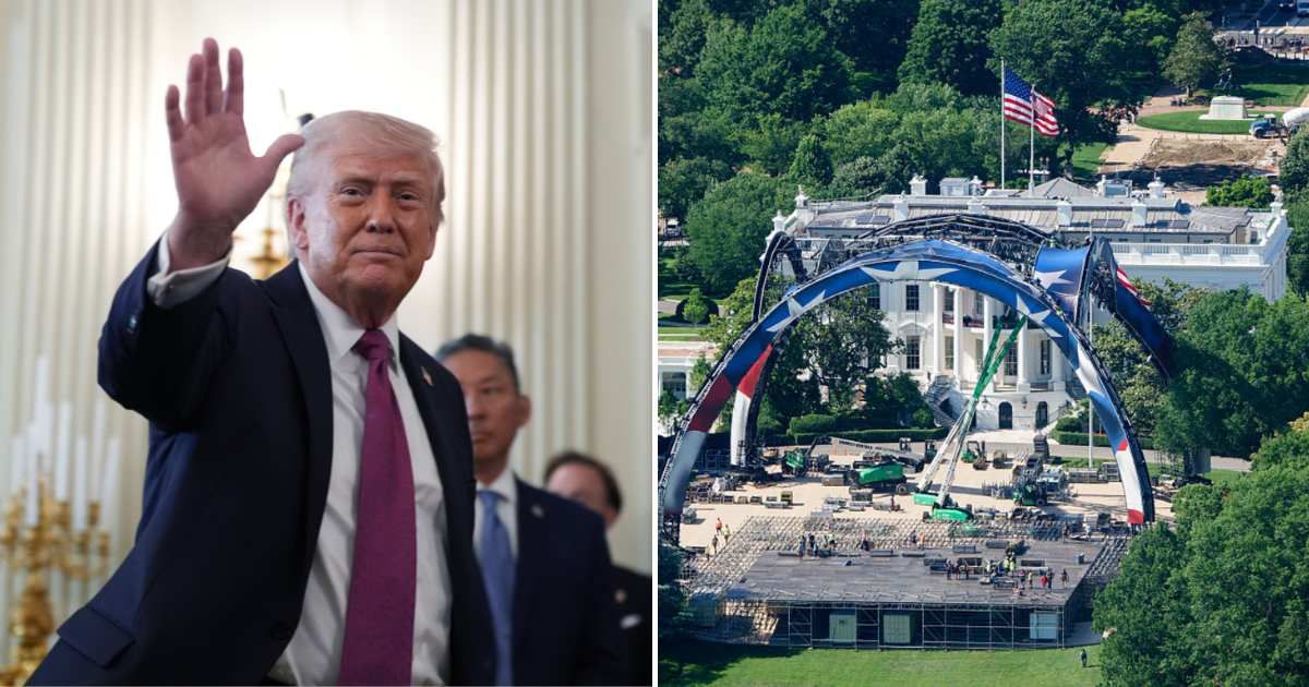  'Let's leave it up a little bit longer. And then they said, let's leave it up longer and longer and longer' Trump said about UFC arena (AP Photo/Alex Brandon; Kevin Carter/Getty Images)
