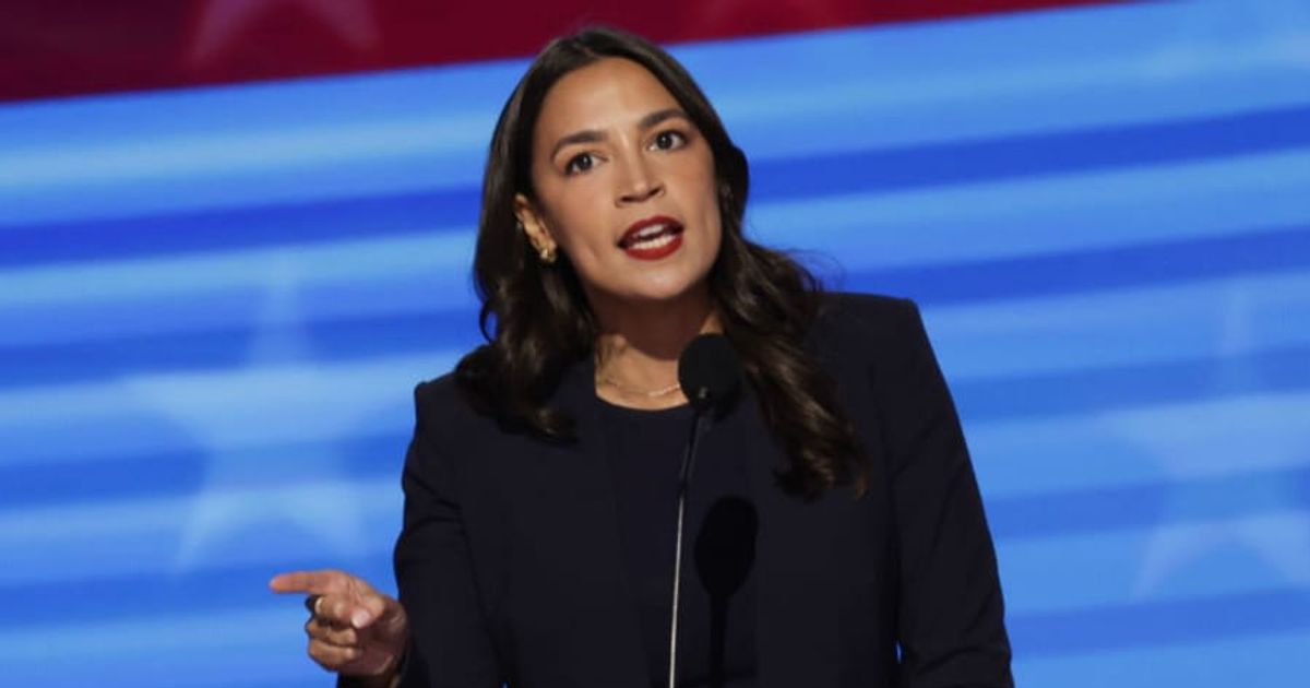According to a viral claim, federal investigators are questioning how Alexandria Ocasio-Cortez went from being a bartender to an apparent multimillionaire (Getty Images)