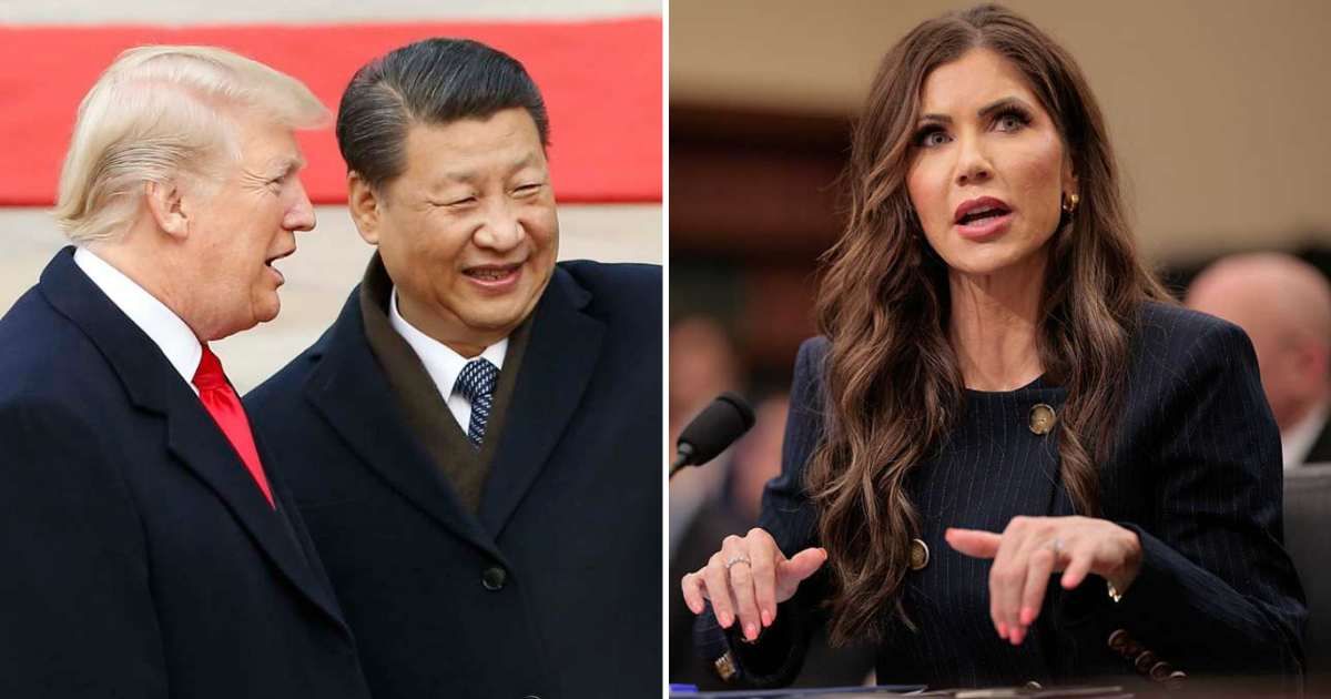 Noem alleges China-linked network guiding migrants to the US with coordinated logistics and support (Getty Images)