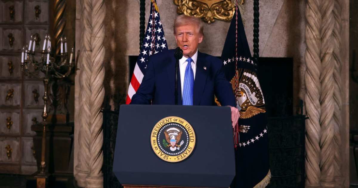While President Trump and Vice President JD Vance digitally signed the agreement on Sunday, its contents remain a mystery because the contract has not been released to the public (Photo by Joe Raddle/Getty Images)