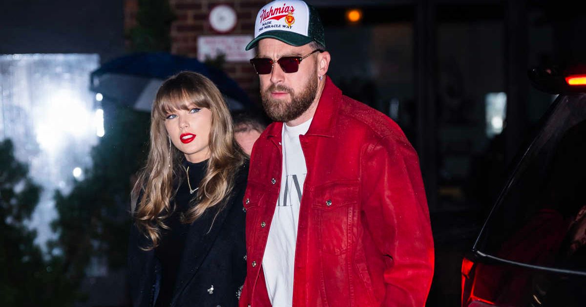 Taylor Swift and Travis Kelce's wedding stage is reportedly being built in secret at Pennsylvania's Rock Lititz facility under tight security (Getty Images)