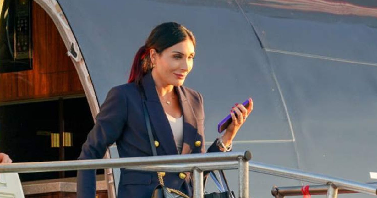 Laura Loomer arrives at Philadelphia International Airport on The Trump Organization's Boeing 757 (Julia Beverly/Getty Images)