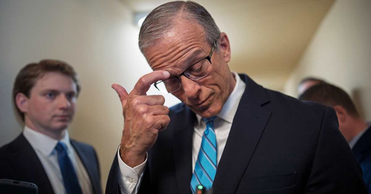 Senate Majority Leader John Thune said Senate Intelligence Committee Chairman Tom Cotton planned to proceed with the hearing but acknowledged uncertainty over the White House's position (AP Photo/J Scott Applewhite)