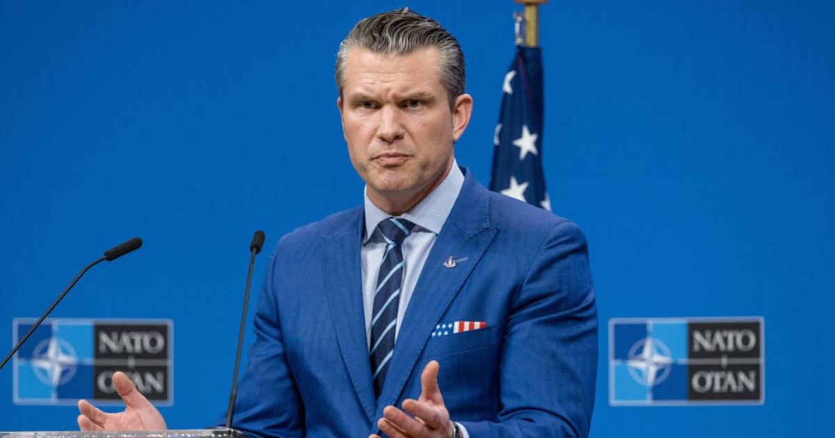 Defense Secretary Pete Hegseth spoke during a public appearance as senators pushed for the release of military strike records (Omar Havana/Getty Images)