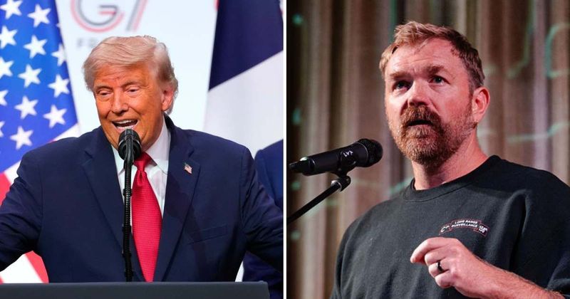 Trump claims GOP gaining in polls because Dems are running 'lunatics' like Graham Platner