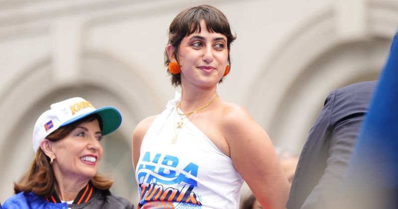Rama Duwaji turns bootleg Knicks merch into fashion statement at team's championship celebration