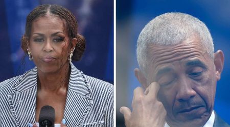 Barack Obama moved to tears as Michelle says he 'gave me both' the world and an interesting life