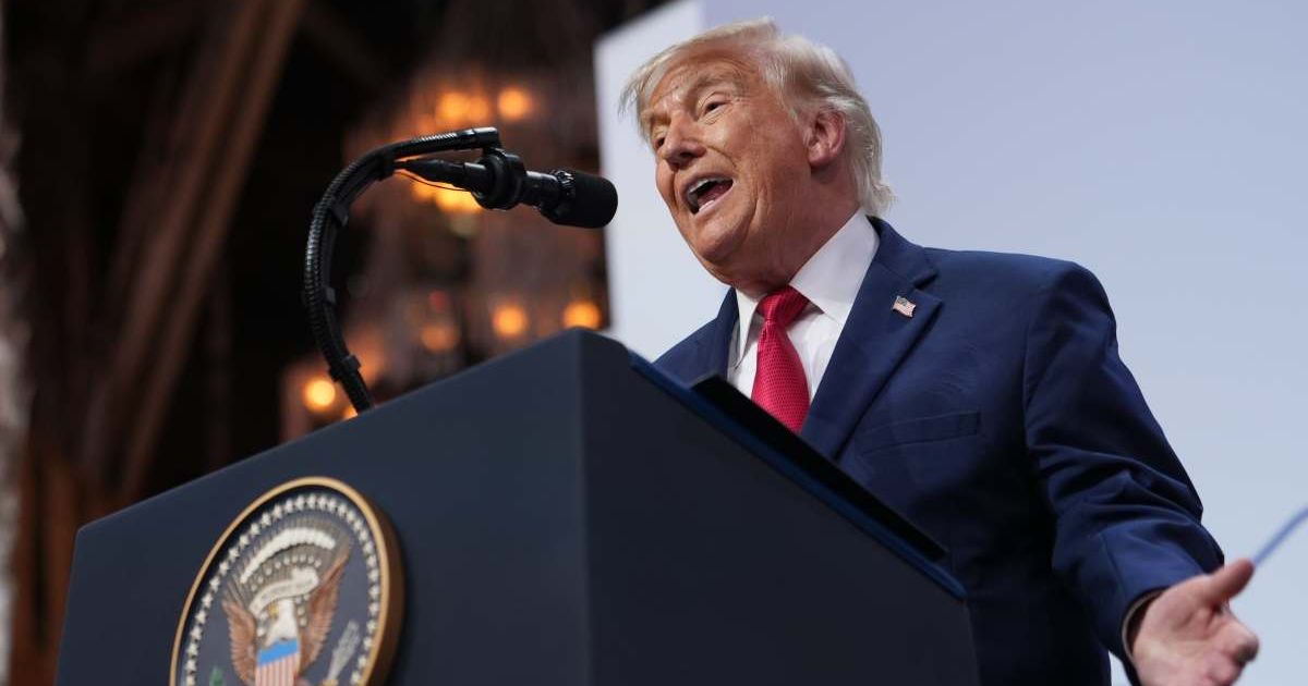 Donald Trump claimed Canadian and Japanese fishermen harvested lobster in an Atlantic sanctuary that was off limits to Americans (AP Photo/Julia Demaree Nikhinson)
