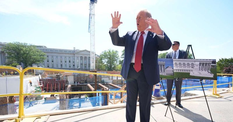 Democrats say $350M from Trump's tax cuts law may be paying for White House ballroom