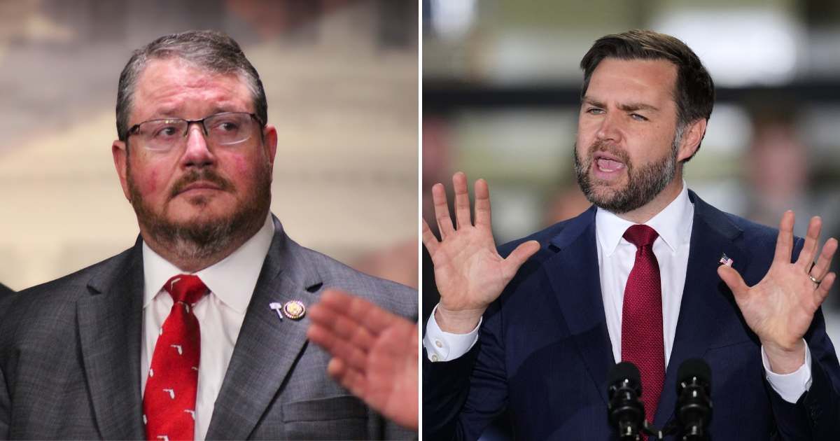 Rep Randy Fine suggested that Vice President JD Vance undermined Israel and argued its survival and security should not have to depend on US approval (@Randy Fine/X, AP Photos)
