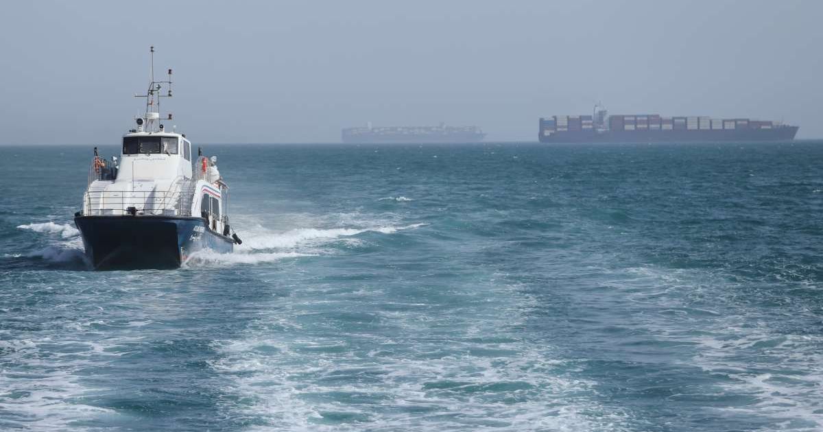 The IRGC reportedly announced the closure of the Strait of Hormuz in a statement broadcast over maritime radio channels on Friday, June 19 (Amirhosein Khorgooi/ISNA via AP)
